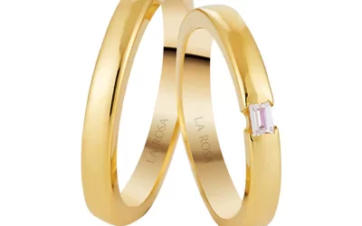 Verighetele din aur late simple: O declarație de dragoste eternă