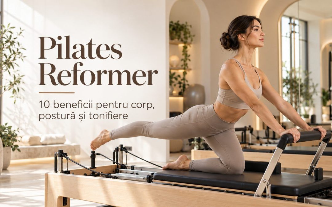 Pilates Reformer: 10 beneficii pentru corp, postură și tonifiere