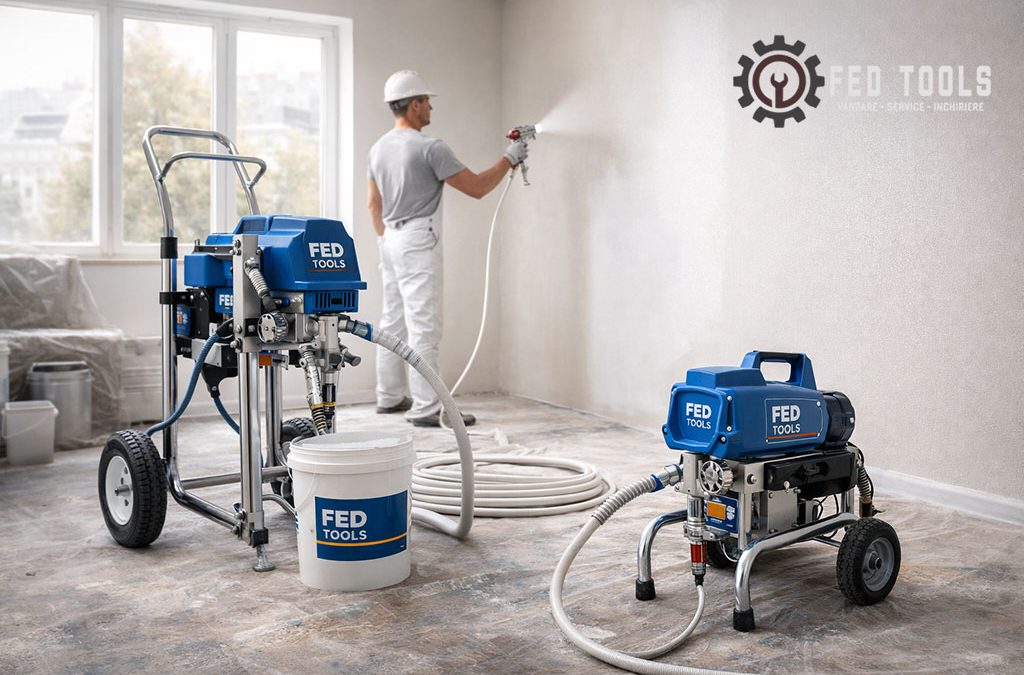 Transformarea zugravelilor cu pompe airless moderne